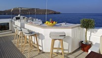 Yacht SANJANA -  Sundeck bar